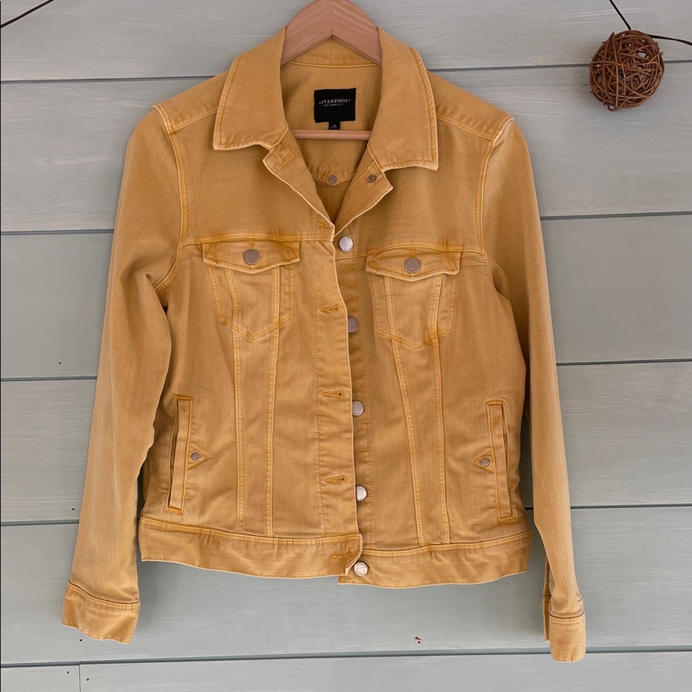 Yellow-Gold Denim Jacket